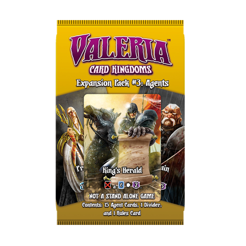 Valeria: Card Kingdoms - Expansion Pack #03: Agents ߷ : ī ձ - Ȯ #03 : Ʈ 