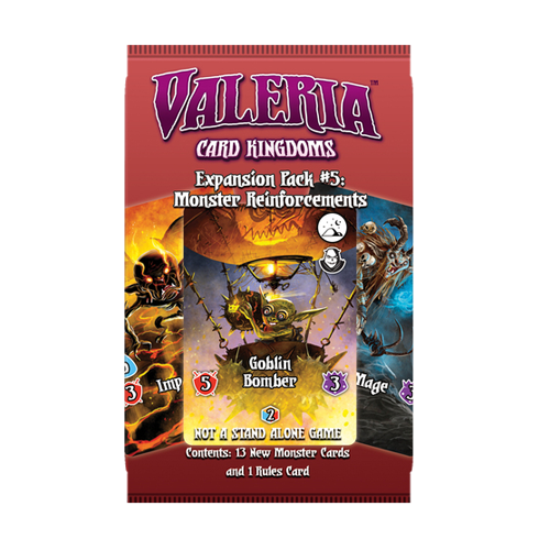 Valeria: Card Kingdoms - Expansion Pack #05: Monster Reinforcements  ߷ : ī ձ - Ȯ #05 :    